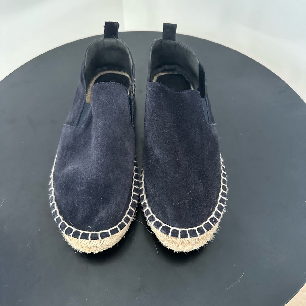 Vince Blue Suede Flats